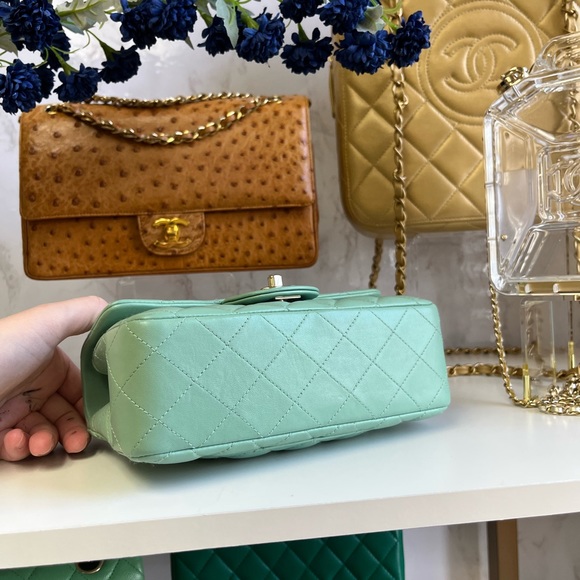 Sold RARE Chanel Pastel mini rectangle bag - Picture 11 of 17